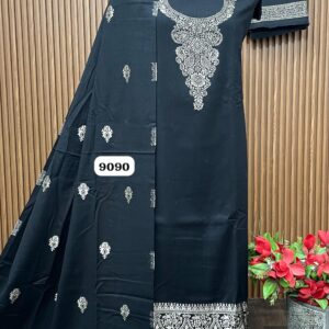 *🔥Premium Weaving Pashmina Suit With Designer Stole🔥*  (9090)