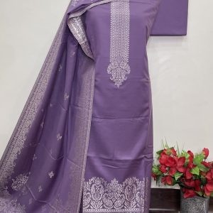 🔥Pakistani Weaving Pashmina Suit With Designer Stole🔥(9007)
