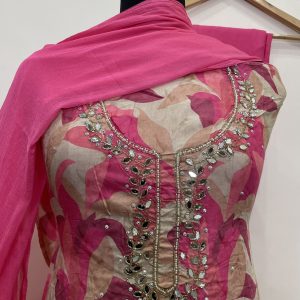*MUSLEEN DESIGNER SUIT HAND WORK* (9121)