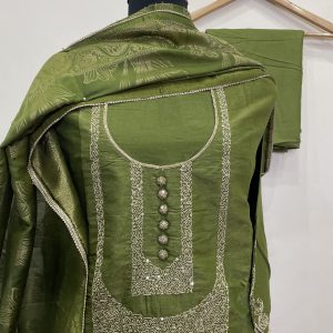 *SHIMMER DESIGNER SHIRT WITH SLEEVES WORK* (9109)