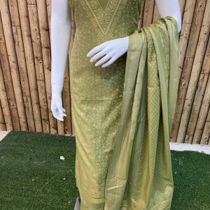 *Premium Weaving Pashmina Suit With Designer Stole* (9127)