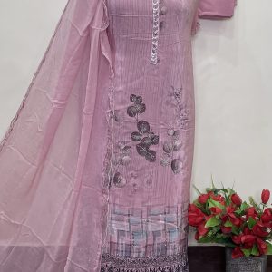 *PURE CRAPE DIGITAL DESIGNER SUIT* (9130)