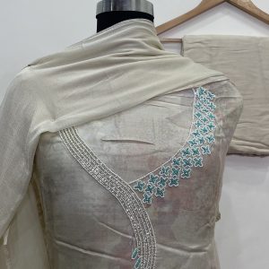 *MUSLEEN DESIGNER SUIT HANDWORK GALA* (9131)