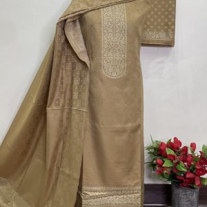 *Pure kaani Weaving suit* *Pure acrylic Woolen Wiving emb* (9159)