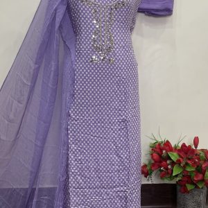 Musleen Designer Shirt Handwork (9000D)