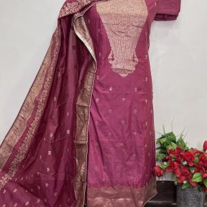Designer Banarsi Jacquard Shirt (9042)