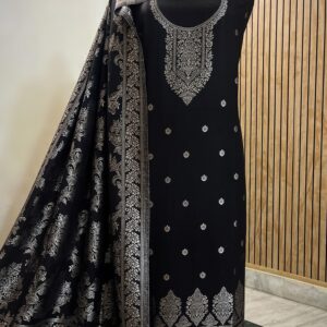 🔥Premium Weaving Pashmina Suit With Designer Stole🔥 (SK900)