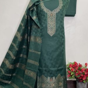 *Pure kaani Weaving suit* *Pure acrylic Woolen Wiving emb* (9165)