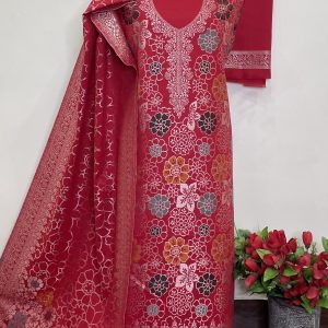 *Pure kaani Weaving Designer suit* *Pure acrylic Woolen Wiving emb* (SUPER SE UPAR)