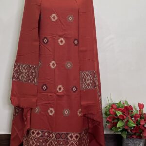 *ALLOVER PURE VISCOSE CASHMILON PREMIUM KULLU WEAVING BORDER BOOTI SUIT* (KULLU)