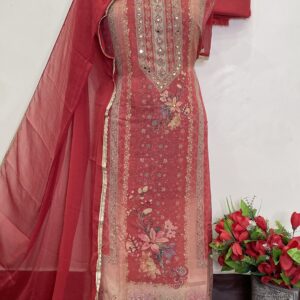 ORGANZA DESIGNER SUIT* (S909A)