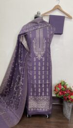 *🔥Premium Weaving Pashmina Suit With Designer Stole🔥* (DEEPIKA)