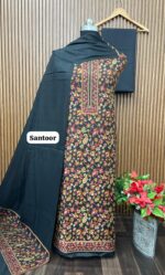 🔥Premium Weaving Pashmina Suit With Designer Stole🔥 (SANTOOR)