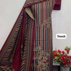 PASHMINA DESIGNER DIGITAL PRINT SHIRT (TOOSH)