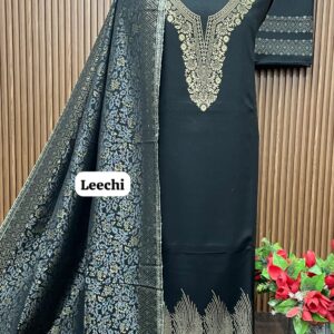 Pure kaani Weaving Designer suit (LEECHI)