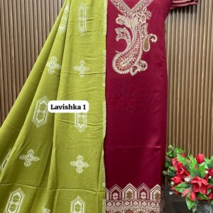 Pure kaani Weaving suit (LAVISHKA 1)