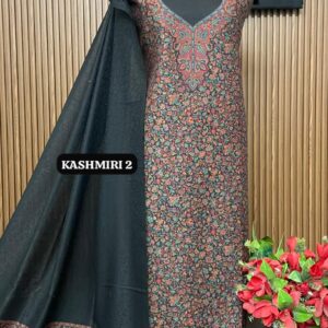 Premium Weaving Pashmina Suit With Designer Stole (KASHMIRI 2)