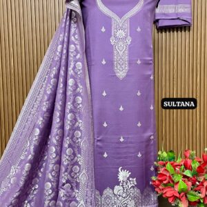 Premium Weaving Pashmina Suit With Designer Stole (SULTANA)