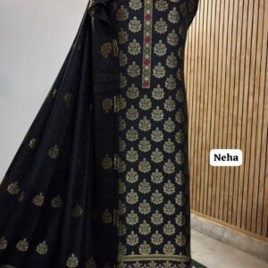SUPER HIT Premium Weaving Pashmina Suit With Designer Stole (NEHA)