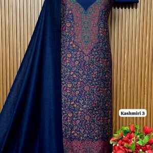 🔥Premium kalamkari KAANI Weaving Pashmina Suit With Designer Stole🔥 (KASHMIRI 3)