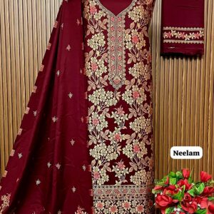 Pure kaani Weaving suit (NEELAM)