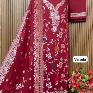 Pure kaani Weaving suit (VRINDA)
