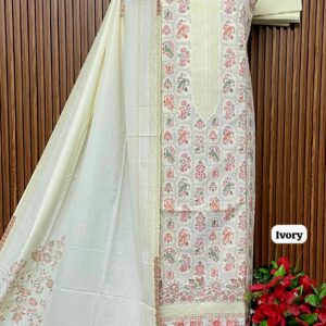 Pure kaani Weaving suit (IVORY)