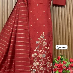 Modal Banarsi designer shirt (QYAMAT)