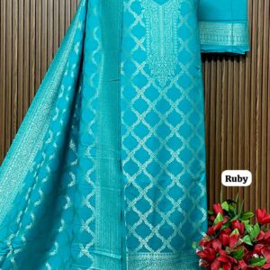 Pure kaani Weaving suit stole (RUBY)