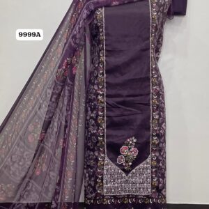 jam cotton designer shirt with pearl work (9999A)