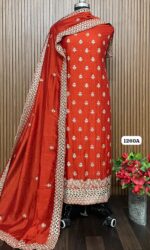 designer vichitra silk shirt (1260A)