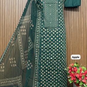 Pure Glace cotton designer shirt (APPLE)