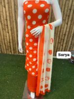 Glass organza designer shirt front and back digital print (SURYA)