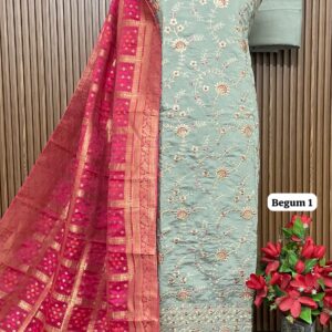 Modal silk designer suit (BEGUM 1)