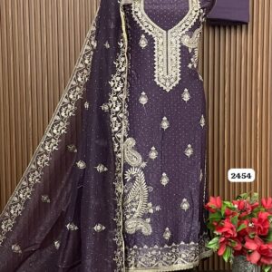 CRUSH SHIMMER DESIGNER SUIT (2454)