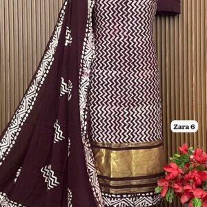 DESIGNER GAJJI SILK SUIT (ZARA 6)