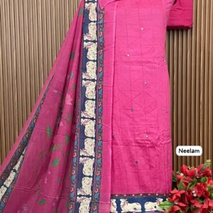 JAM COTTON DESIGNER SUIT (NEELAM)