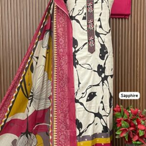 JAM COTTON DESIGNER SUIT (SAPPHIRE)