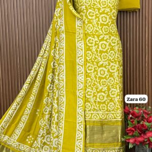 DESIGNER GAJJI SILK SUIT (ZARA 60)