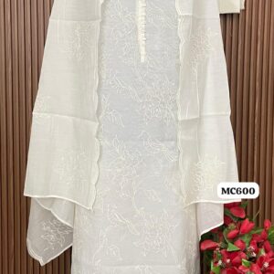 MUL CHANDERI DESIGNER SUIT (MC600)