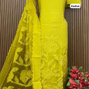 MODAL MUSLEEN DESIGNER SUIT (KUDRAT)