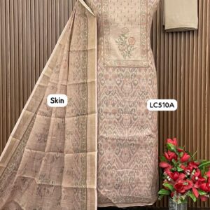 linen shimmer digital designer shirt (LC510A)