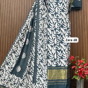 DESIGNER GAJJI SILK SUIT (ZARA 6B)
