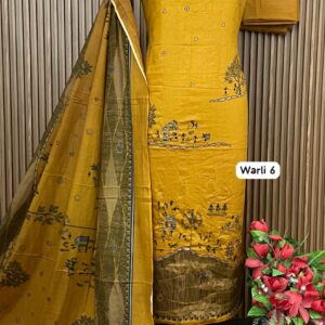 JAM COTTON DESIGNER WARLI SHIRT (WARLI 6)