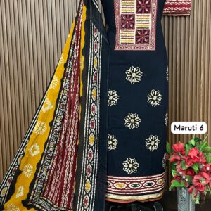 PURE COTTON DESIGNER DABU PRINT SHIRT (MARUTI 6)