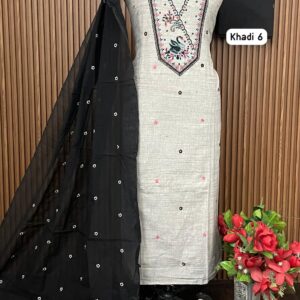 HANDLOOM COTTON DESIGNER SHIRT (KHADI 6)