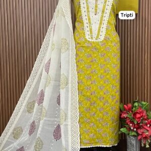 PURE COTTON DESIGNER SHIRT CHICKEN PATCH WORK (TRIPTI)