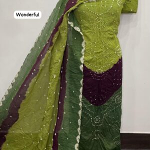 COTTON DESIGNER SHIRT BANDHNI 3D (WONDERFUL)