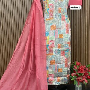 JAM COTTON DESIGNER SHIRT HANDWORK GALA (MEHAR 6)