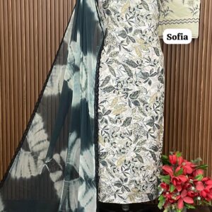 designer musleen cotton shirt (SOFIA)